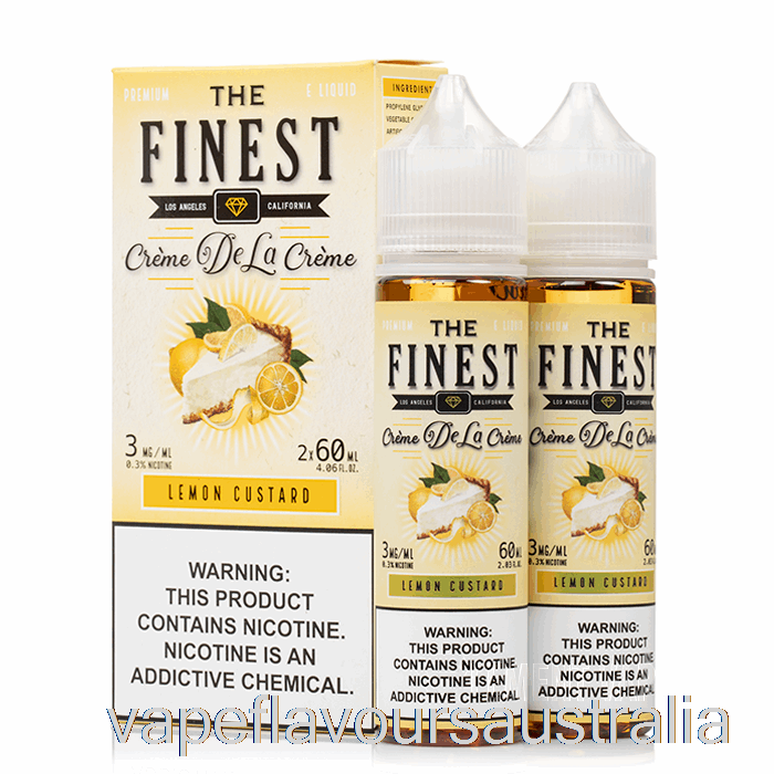 Vape Flavours Australia Lemon Custard - The Finest Cr
